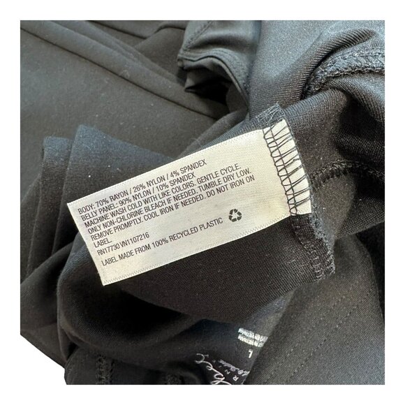 Isabel Maternity SZ Large Black Over Belly Panel Skinny Jeans Stretch - Picture 9 of 14